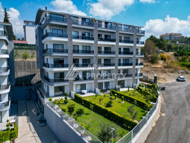 Меблированная двухкомнатная 1+1 с видом на море в Каргыджаке, 60 кв.м. - Ракурс 2