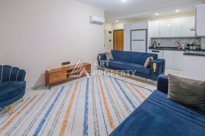 Меблированная двухкомнатная 1+1 с видом на море в Каргыджаке, 60 кв.м. - Ракурс 11