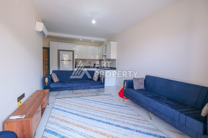 Меблированная двухкомнатная 1+1 с видом на море в Каргыджаке, 60 кв.м. - Ракурс 12