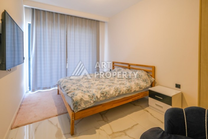 Меблированная двухкомнатная 1+1 с видом на море в Каргыджаке, 60 кв.м. - Ракурс 16