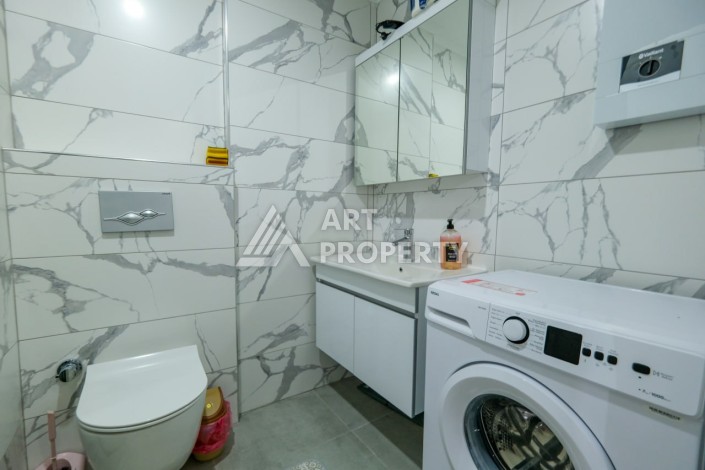 Меблированная двухкомнатная 1+1 с видом на море в Каргыджаке, 60 кв.м. - Ракурс 23