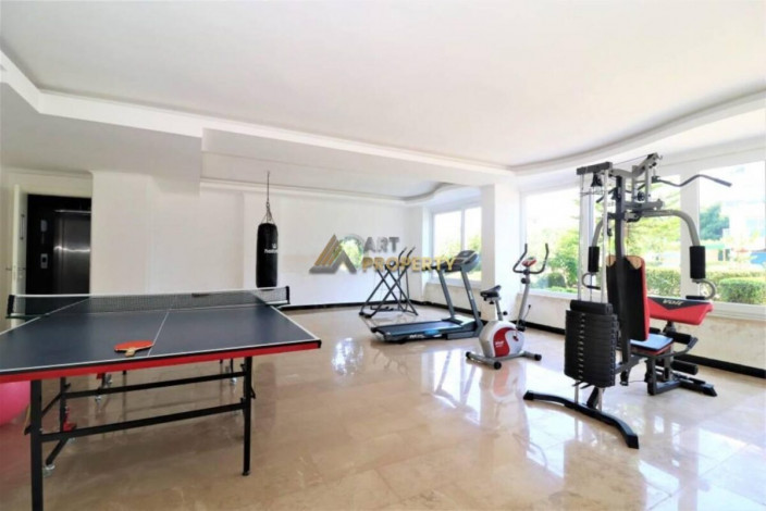 Уютные трехкомнатные апартаменты у Средиземного моря в элитном районе Кестель,Алания, 90 м2. - Ракурс 9