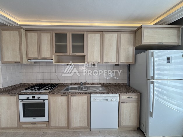 Большая квартира 1+1 в 600 метрах от пляжа Кейкубад в центре Алании - Ракурс 15