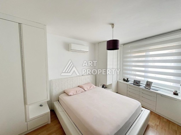 Просторная квартира 2+1 с видом на горы в районе пляжа Клеопатры - Ракурс 15