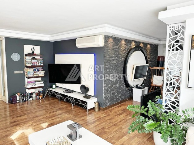 Просторная квартира 2+1 с видом на горы в районе пляжа Клеопатры - Ракурс 25