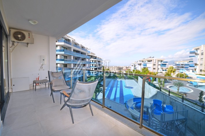 Садовый дуплекс 2+1 в элитной резиденции, 120 кв.м. Каргыджак, Алания - Ракурс 1