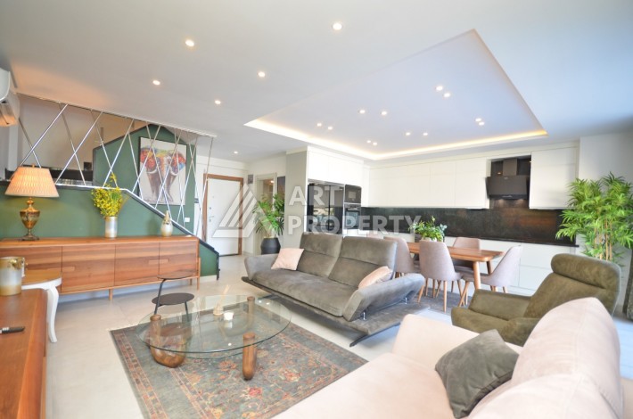 Садовый дуплекс 2+1 в элитной резиденции, 120 кв.м. Каргыджак, Алания - Ракурс 2