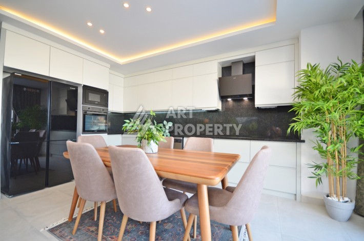 Садовый дуплекс 2+1 в элитной резиденции, 120 кв.м. Каргыджак, Алания - Ракурс 5