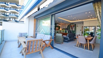 Садовый дуплекс 2+1 в элитной резиденции, 120 кв.м. Каргыджак, Алания - Ракурс 8