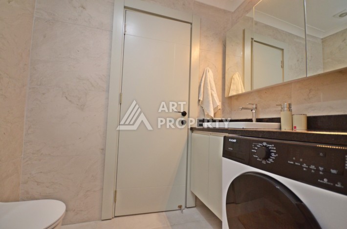 Садовый дуплекс 2+1 в элитной резиденции, 120 кв.м. Каргыджак, Алания - Ракурс 11