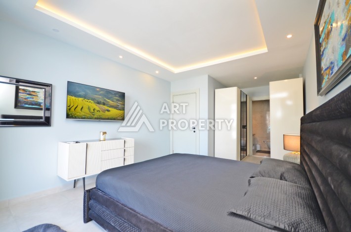 Садовый дуплекс 2+1 в элитной резиденции, 120 кв.м. Каргыджак, Алания - Ракурс 13