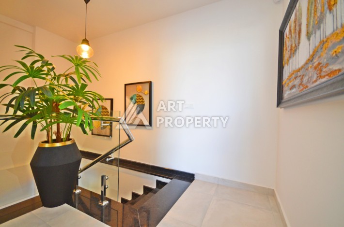 Садовый дуплекс 2+1 в элитной резиденции, 120 кв.м. Каргыджак, Алания - Ракурс 15