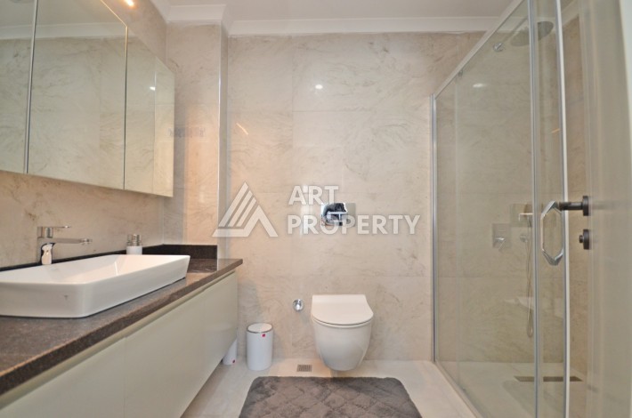 Садовый дуплекс 2+1 в элитной резиденции, 120 кв.м. Каргыджак, Алания - Ракурс 16