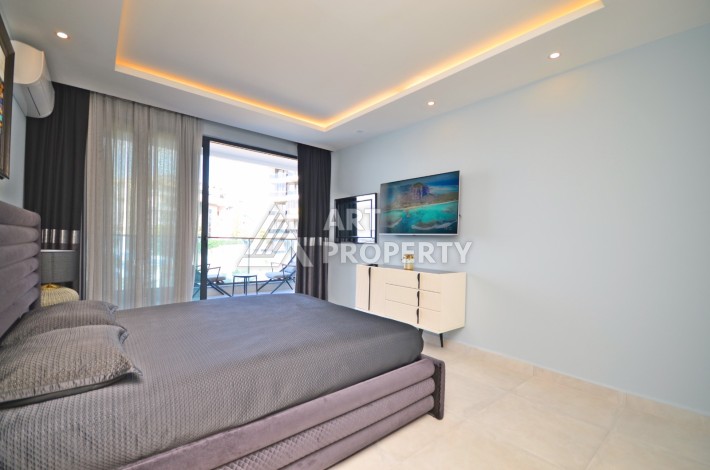 Садовый дуплекс 2+1 в элитной резиденции, 120 кв.м. Каргыджак, Алания - Ракурс 20