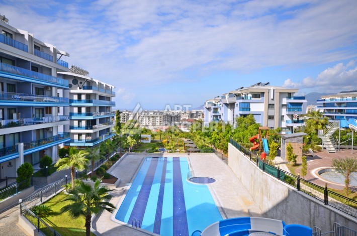 Садовый дуплекс 2+1 в элитной резиденции, 120 кв.м. Каргыджак, Алания - Ракурс 23