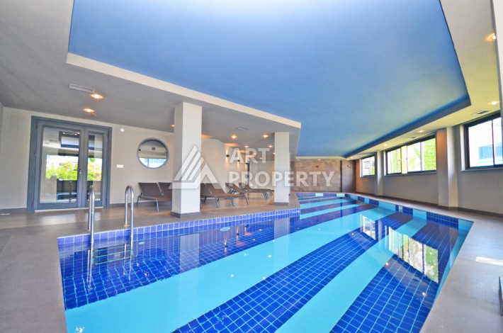 Садовый дуплекс 2+1 в элитной резиденции, 120 кв.м. Каргыджак, Алания - Ракурс 25