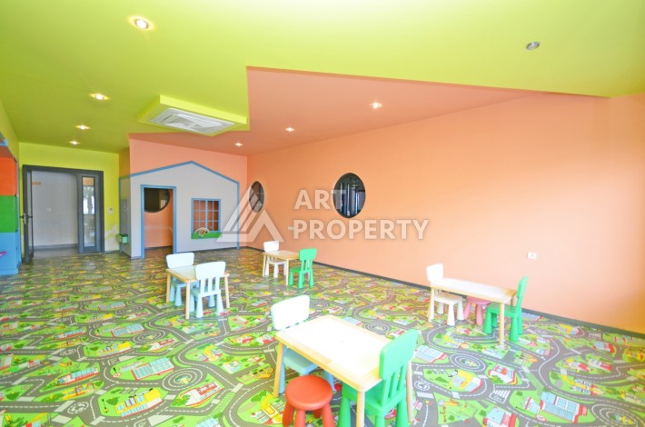 Садовый дуплекс 2+1 в элитной резиденции, 120 кв.м. Каргыджак, Алания - Ракурс 33