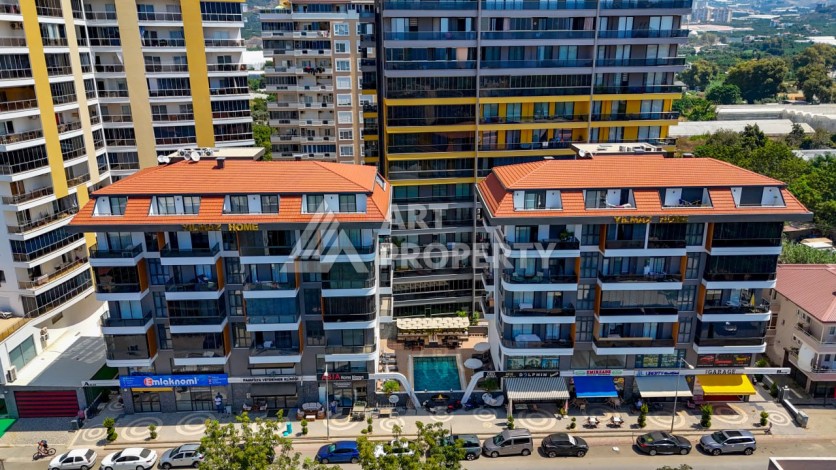 Стильная квартира 1+1 в Махмутларе. Всего 400 м до моря - Ракурс 0