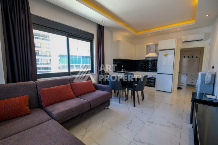 Стильная квартира 1+1 в Махмутларе. Всего 400 м до моря - Ракурс 7