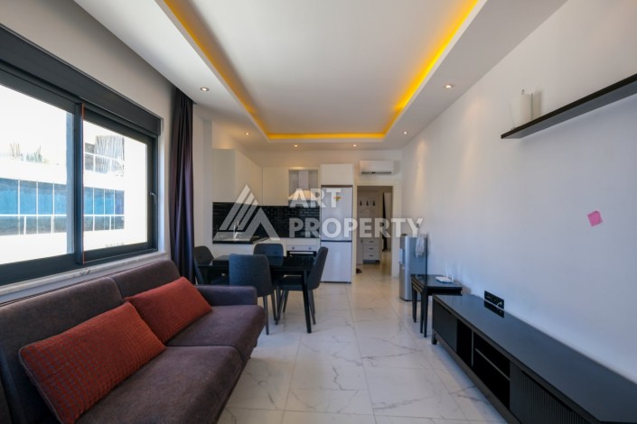 Стильная квартира 1+1 в Махмутларе. Всего 400 м до моря - Ракурс 10