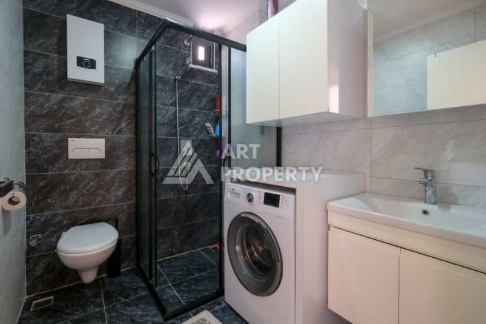 Стильная квартира 1+1 в Махмутларе. Всего 400 м до моря - Ракурс 19