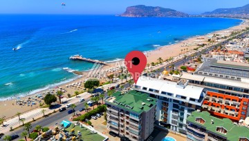 Квартира 4+1 с прямым видом на море, 300 м², в районе Оба, Аланья - Ракурс 1