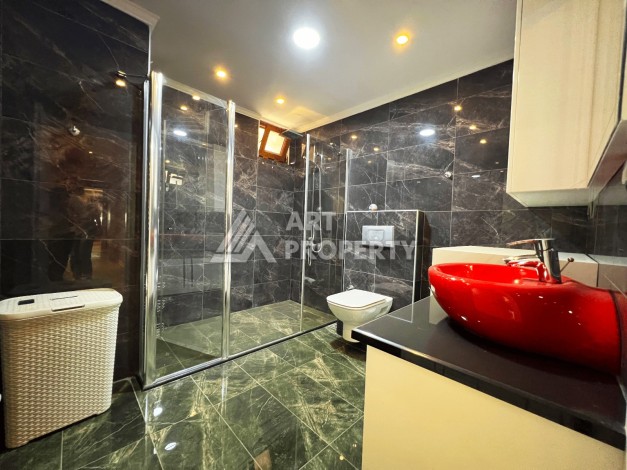 Квартира 4+1 с прямым видом на море, 300 м², в районе Оба, Аланья - Ракурс 4