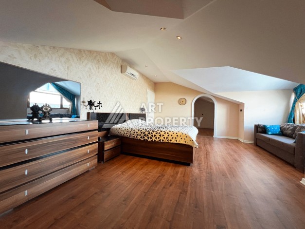 Квартира 4+1 с прямым видом на море, 300 м², в районе Оба, Аланья - Ракурс 11