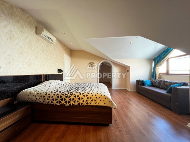 Квартира 4+1 с прямым видом на море, 300 м², в районе Оба, Аланья - Ракурс 16