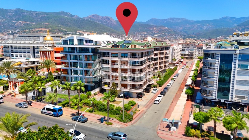 Квартира 4+1 с прямым видом на море, 300 м², в районе Оба, Аланья - Ракурс 17