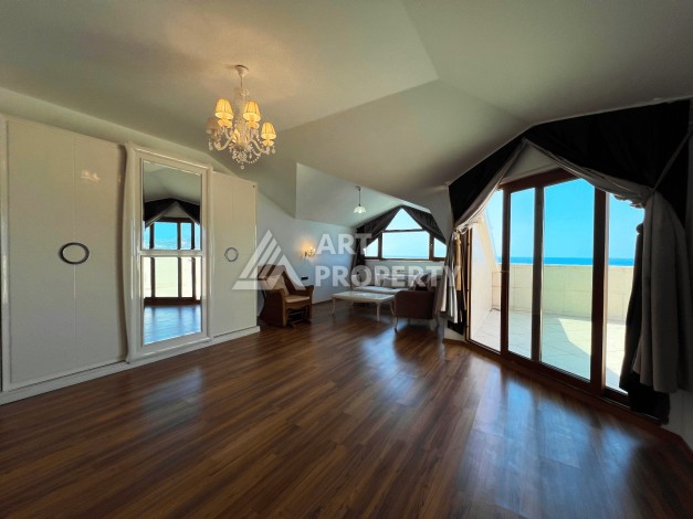 Квартира 4+1 с прямым видом на море, 300 м², в районе Оба, Аланья - Ракурс 19