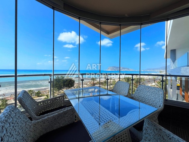 Квартира 4+1 с прямым видом на море, 300 м², в районе Оба, Аланья - Ракурс 24