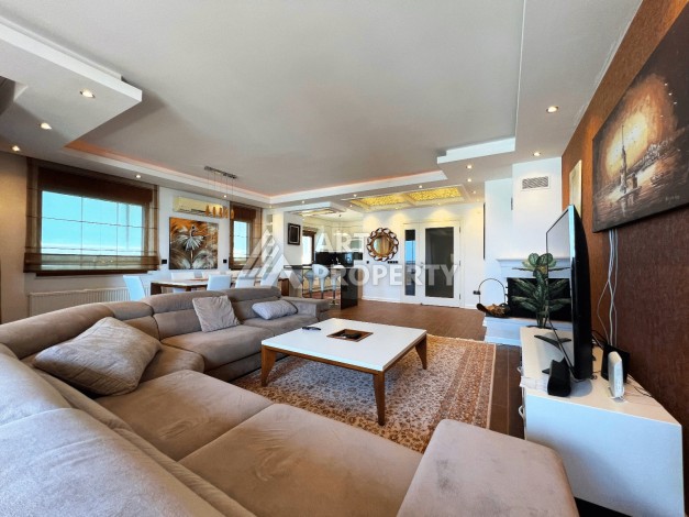 Квартира 4+1 с прямым видом на море, 300 м², в районе Оба, Аланья - Ракурс 26