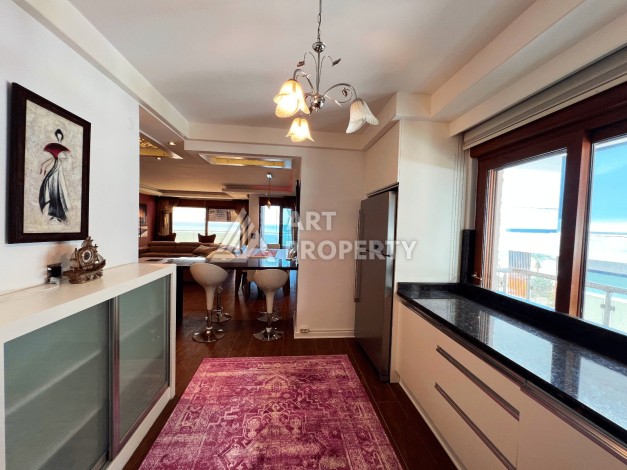 Квартира 4+1 с прямым видом на море, 300 м², в районе Оба, Аланья - Ракурс 35