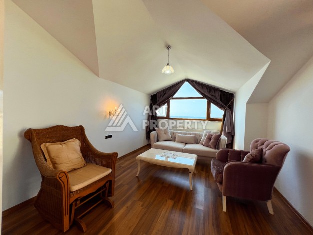 Квартира 4+1 с прямым видом на море, 300 м², в районе Оба, Аланья - Ракурс 43