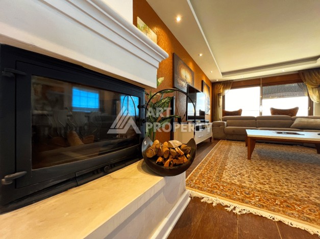 Квартира 4+1 с прямым видом на море, 300 м², в районе Оба, Аланья - Ракурс 49