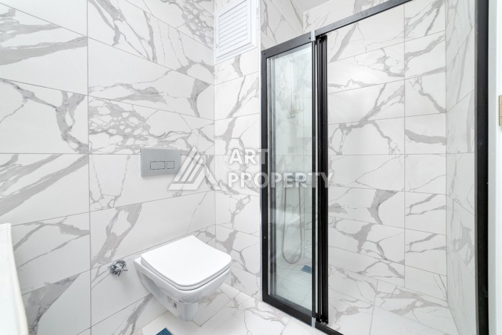 Меблированная квартира в Оба, планировка 1+1, 52 кв.м. - Ракурс 21