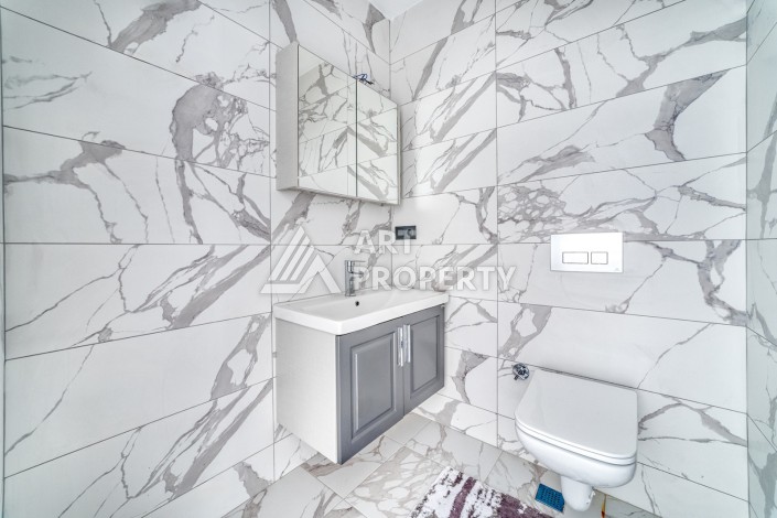 Меблированная квартира в Оба, планировка 1+1, 52 кв.м. - Ракурс 22