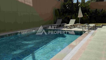 Стильная квартира 1+1 у моря в Обагёль, 55 кв.м. - Ракурс 6