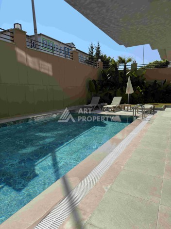 Стильная квартира 1+1 у моря в Обагёль, 55 кв.м. - Ракурс 5