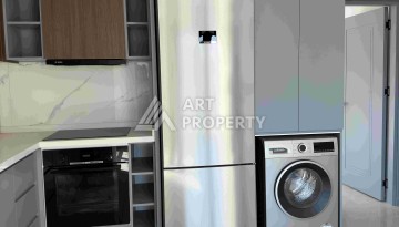 Стильная квартира 1+1 у моря в Обагёль, 55 кв.м. - Ракурс 15