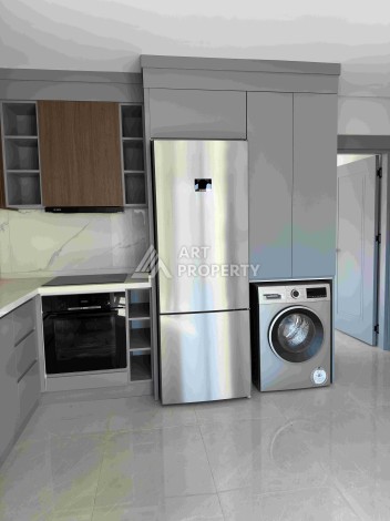 Стильная квартира 1+1 у моря в Обагёль, 55 кв.м. - Ракурс 14