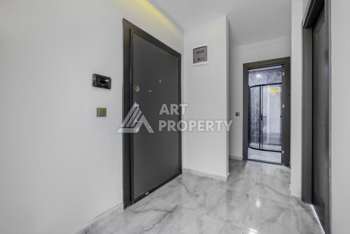 Квартира 2+1 с видом на море в районе Оба, в новом жилом комплексе - Ракурс 4