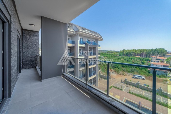 Квартира 2+1 с видом на море в районе Оба, в новом жилом комплексе - Ракурс 6