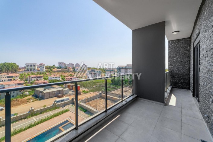 Квартира 2+1 с видом на море в районе Оба, в новом жилом комплексе - Ракурс 12