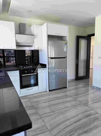 Квартира 2+1 в центре Алании, 100 метров до пляжа Портакал - Ракурс 7