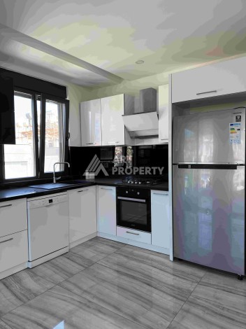 Квартира 2+1 в центре Алании, 100 метров до пляжа Портакал - Ракурс 19