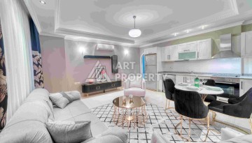 Квартира 2+1 с дизайнерским оформлением, 110 кв.м. Оба, Алания - Ракурс 10