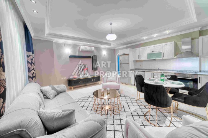 Квартира 2+1 с дизайнерским оформлением, 110 кв.м. Оба, Алания - Ракурс 12