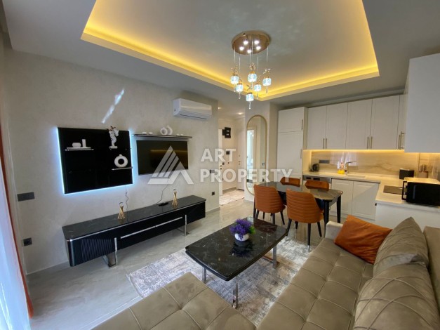 Стильная квартира 1+1 в центре Алании, район пляжа Клеопатры - Ракурс 0